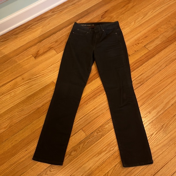 Talbots Heritage Straight Leg 6 and 28 Black Jeans - Picture 5 of 12